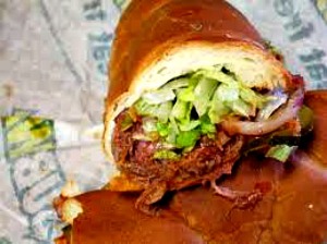 Subway's version of the pulled pork sandwich.